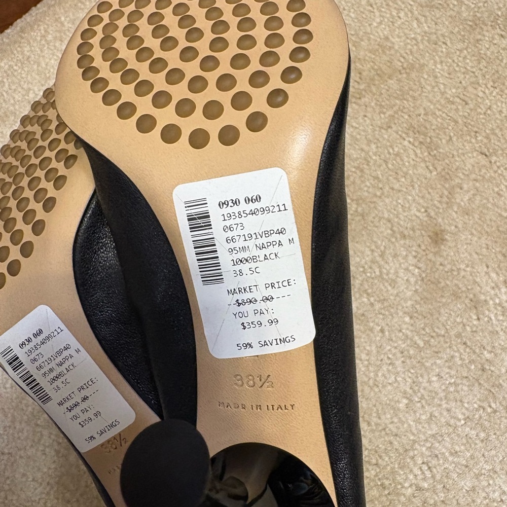 Brand new black shoes